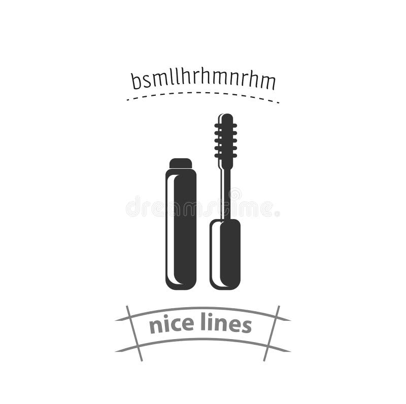 Mascara Brush Isolated Icon. Beauty, Cosmetics Design Element Stock