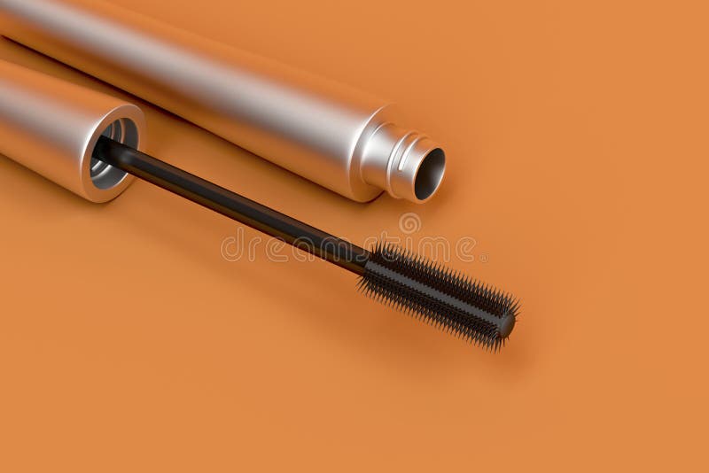 Mascara stock illustration. Illustration of brush, tube 51492893