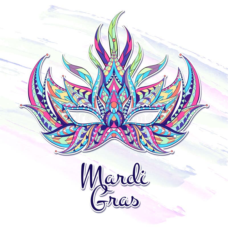 Maschera modellata sui precedenti di lerciume Festival di Mardi Gras royalty illustrazione gratis Maschera modellata sui precedenti di lerciume Festival di Mardi Gras royalty illustrazione gratis