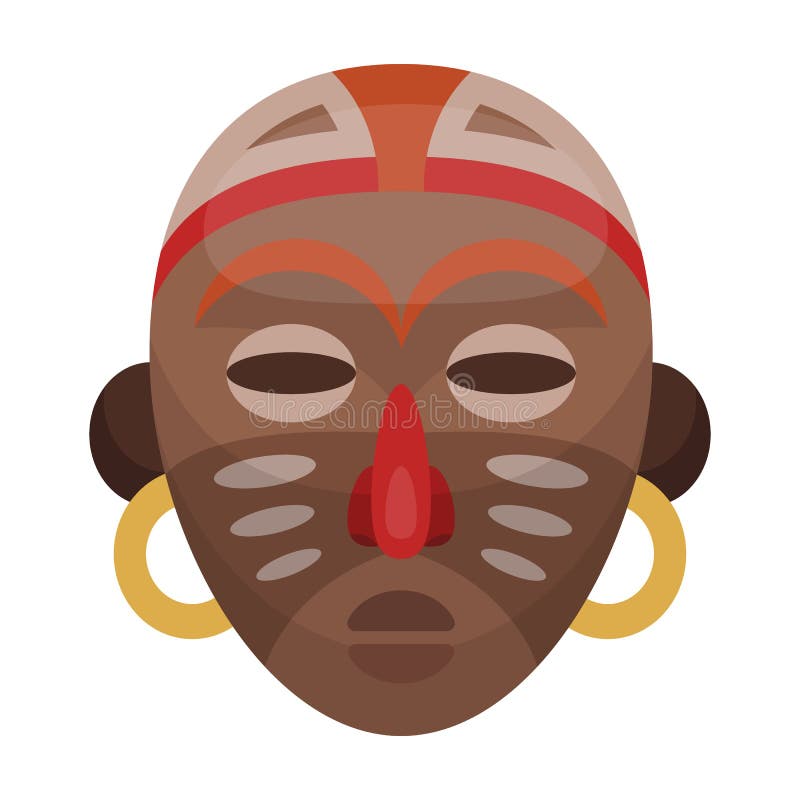 Mascherina tribale africana Singola icona di safari africano nel web dell'illustrazione delle azione di simbolo di vettore di sti royalty illustrazione gratis Mascherina tribale africana Singola icona di safari africano nel web dell'illustrazione delle azione di simbolo di vettore di sti royalty illustrazione gratis