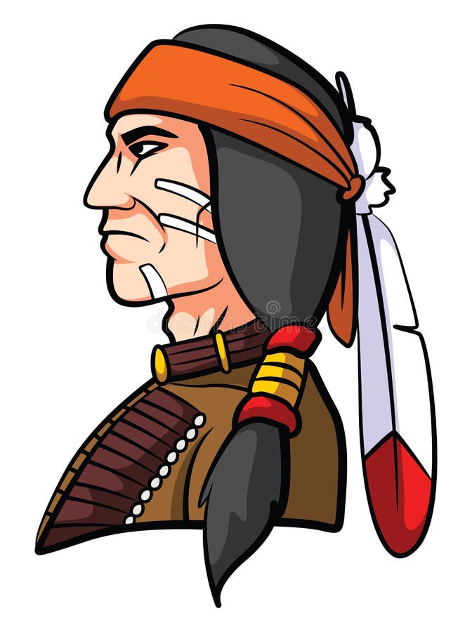 Ejemplo Del Vector De La Cabeza De Apache Ilustración del Vector -  Ilustración de tribu, tribal: 47878787