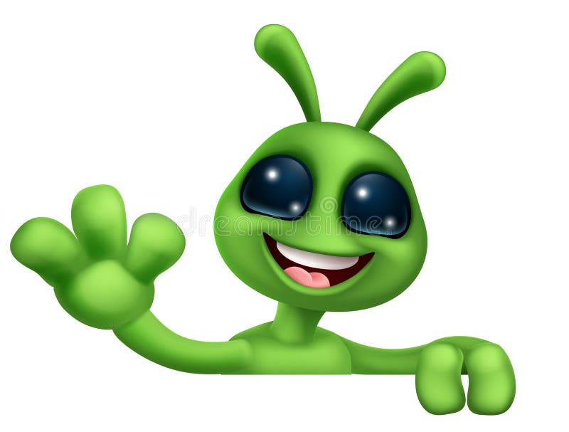 Mascote De Desenho Animado Alienígena E Verde Marciano Ilustração do Vetor  - Ilustração de fundo, desenho: 275899011