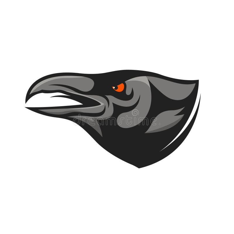 Mascote principal do corvo Ilustração principal do corvo ilustração royalty free Mascote principal do corvo Ilustração principal do corvo ilustração royalty free