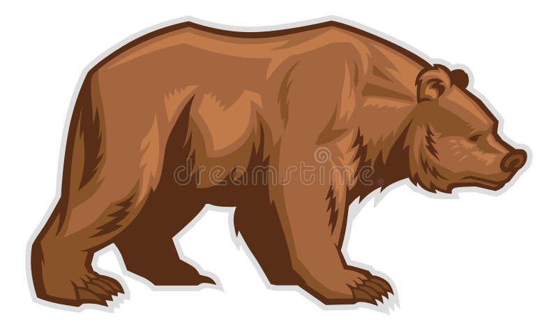 Mascotte d'ours de Brown