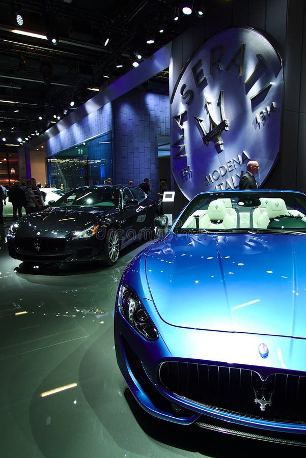 Maserati aux voitures d'IAA photographie stock libre de droits Maserati aux voitures d'IAA photographie stock libre de droits