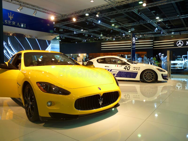 Maserati Luxury Car editorial photography. Image of motor 12366037