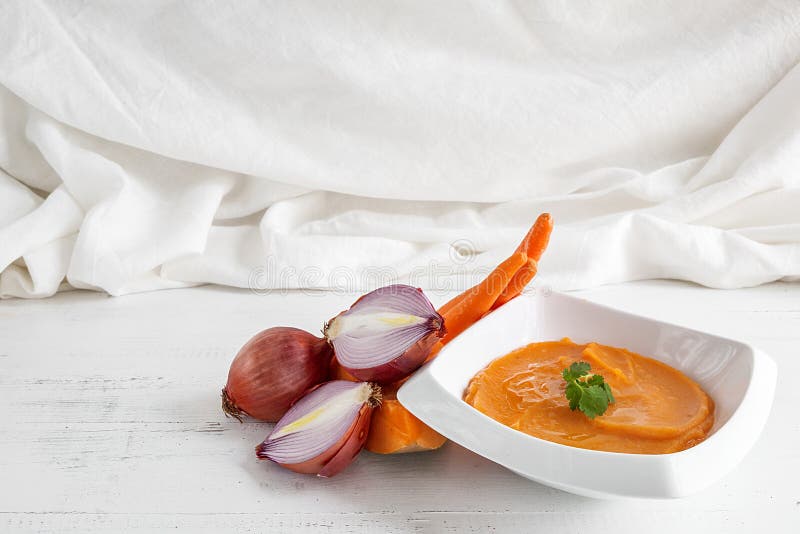 Mashed Potatoes With Onions Carrots And Pumpkin Stock Photo Image of