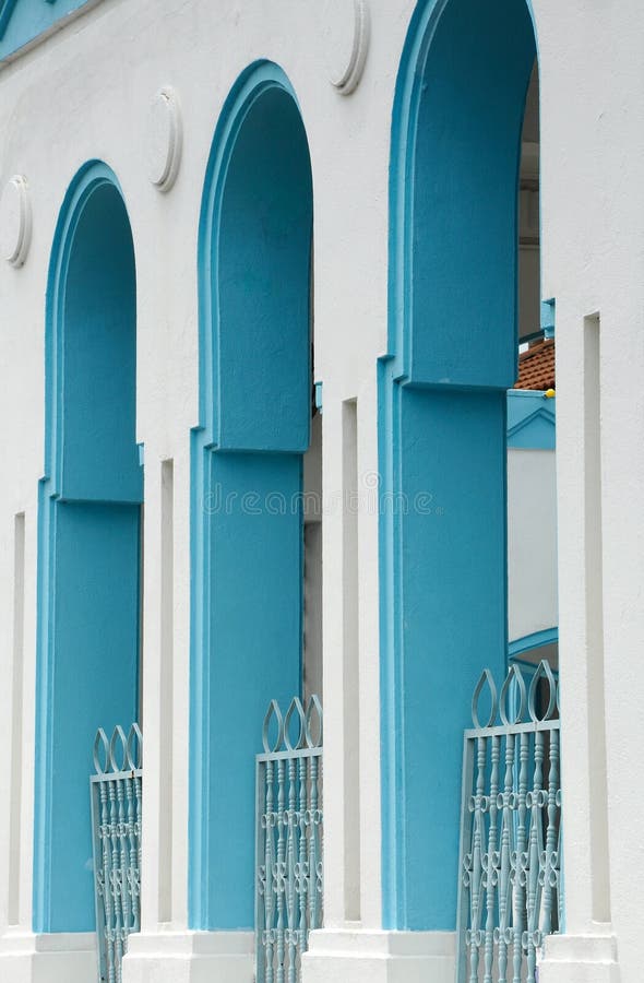 Masjid Jamek Dato Bentara Luar in Batu Pahat, Johor, Maleisië royalty-vrije stock foto Masjid Jamek Dato Bentara Luar in Batu Pahat, Johor, Maleisië royalty-vrije stock foto