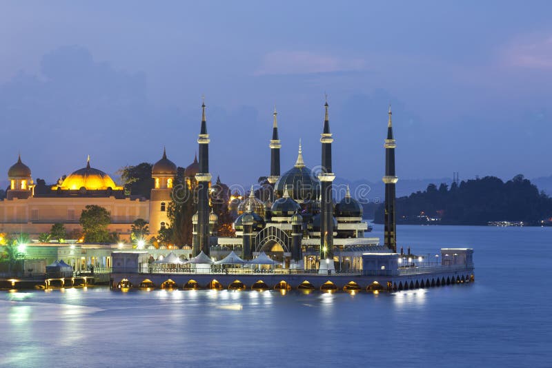 Masjid Kristal In Kuala Terrengganu, Malaysia Stock Photo ...