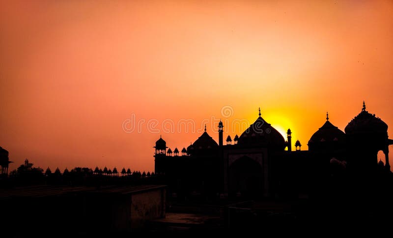 Masjid por la tarde imagenes de archivo Masjid por la tarde imagenes de archivo