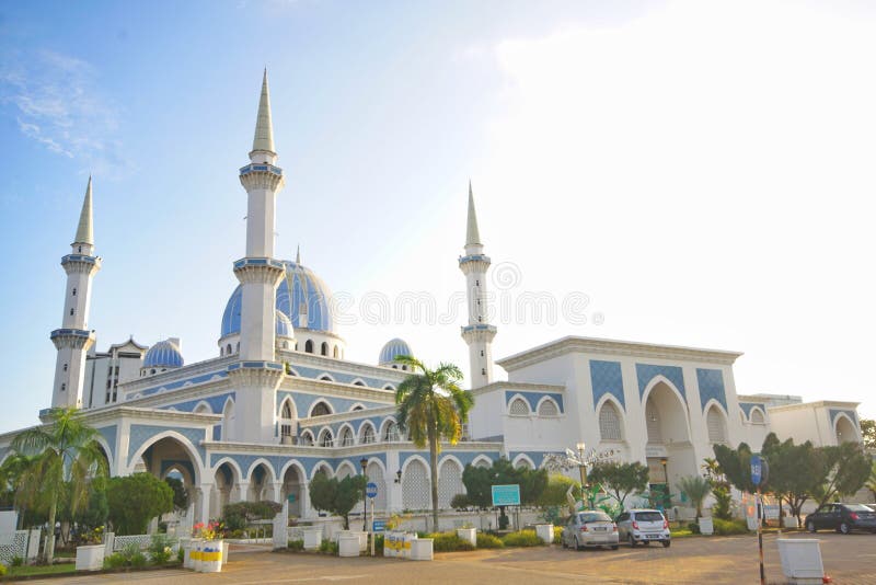 Masjid Sultan Haji Ahmad Shah 1 moskee in Kuantan, Maleisië stock fotografie Masjid Sultan Haji Ahmad Shah 1 moskee in Kuantan, Maleisië stock fotografie