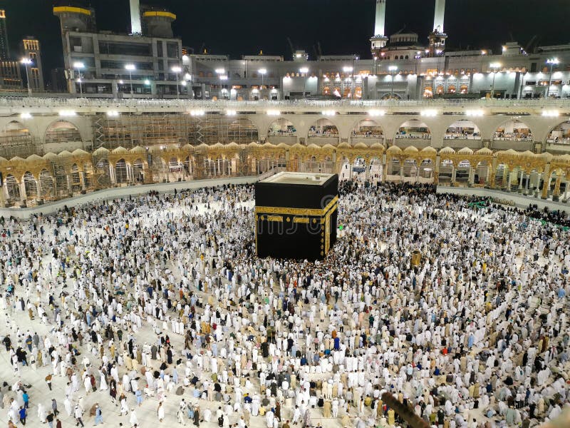 Masjidilharam makkah saudi arabia obrazy stock