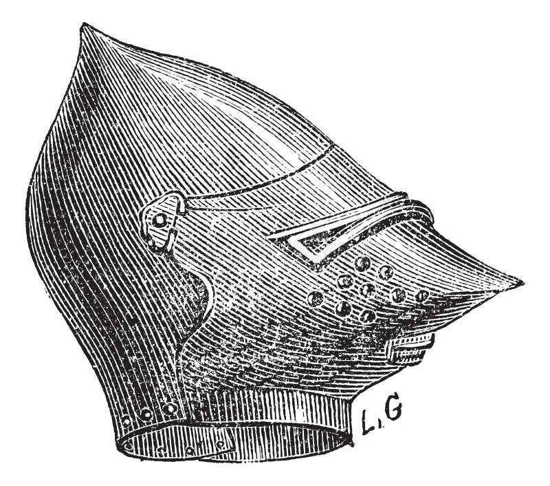 A Medieval Helmet Sketch Vector or Color Illustration Stock Vector ...