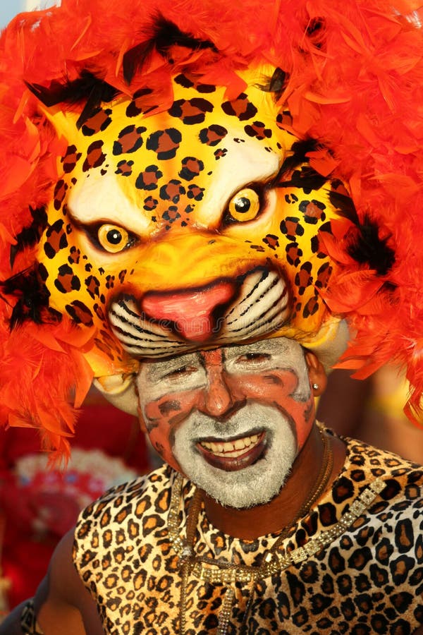 Masked Dancer In A Fiesta In A Colombian Fiesta Editorial Image Image 