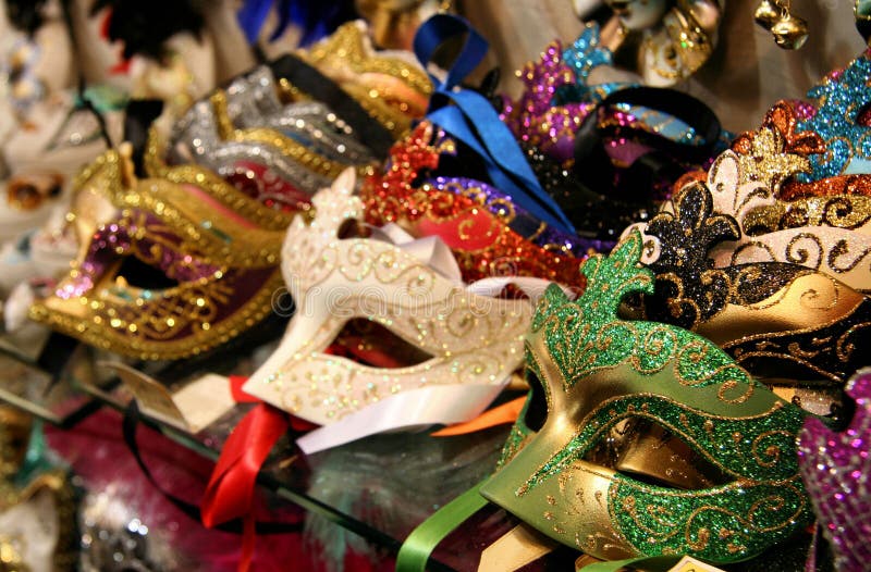 Shop of carnival masks in Venice. Shop of carnival masks in Venice