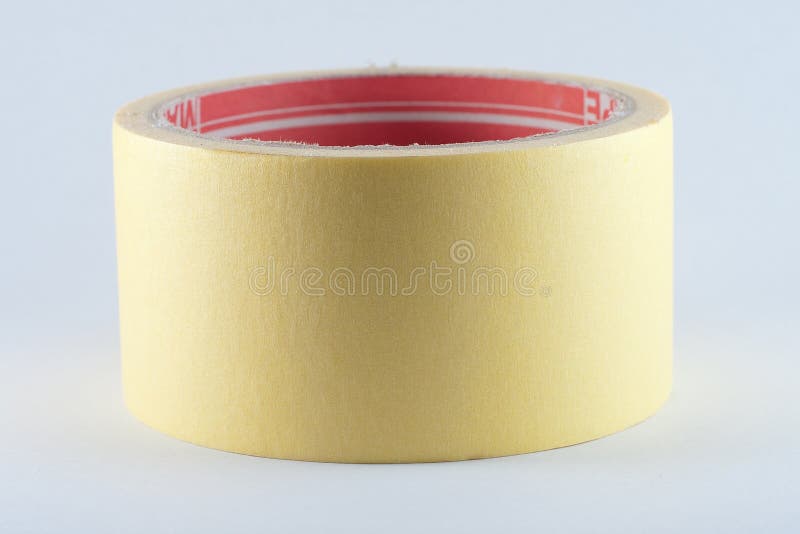 Masking Tape stock image. Image of yellow, paper, strips 16993837