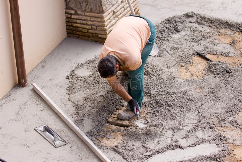 Mason worker royalty free stock photography