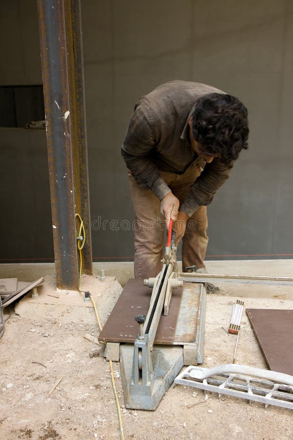 Mason worker royalty free stock image