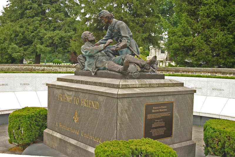 Masonic Monument in Gettysburg Pennsylvania