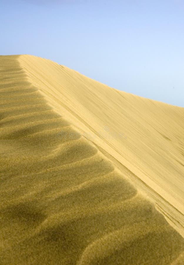 Maspalomas Dunes at sunset