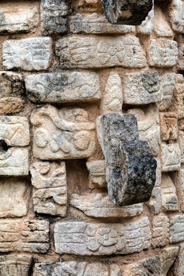 Masque de Chac, le dieu maya antique de la pluie et de la foudre photos stock Masque de Chac, le dieu maya antique de la pluie et de la foudre photos stock