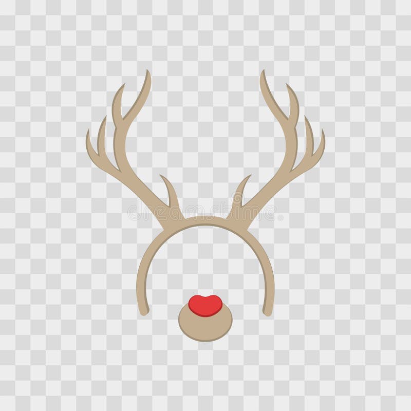 Masque drôle avec des klaxons de renne de Noël d'isolement sur à carreaux transparent, illustration Bandeau mignon de bande dessi illustration de vecteur Masque drôle avec des klaxons de renne de Noël d'isolement sur à carreaux transparent, illustration Bandeau mignon de bande dessi illustration de vecteur
