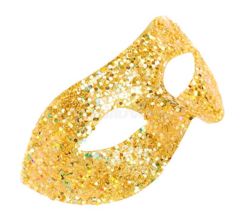 Masquerade mask isolated on white background