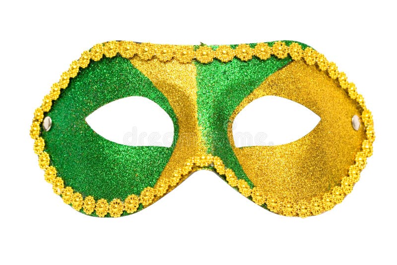 Masquerade mask isolated on white background