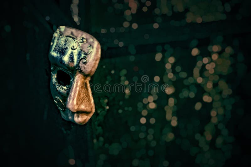 Masquerade Phantom of the Opera Mask Stock Image Image of acting
