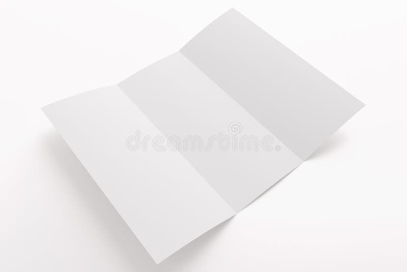 Masquez la brochure triple ouverte d'isolement sur le blanc images libres de droits Masquez la brochure triple ouverte d'isolement sur le blanc images libres de droits