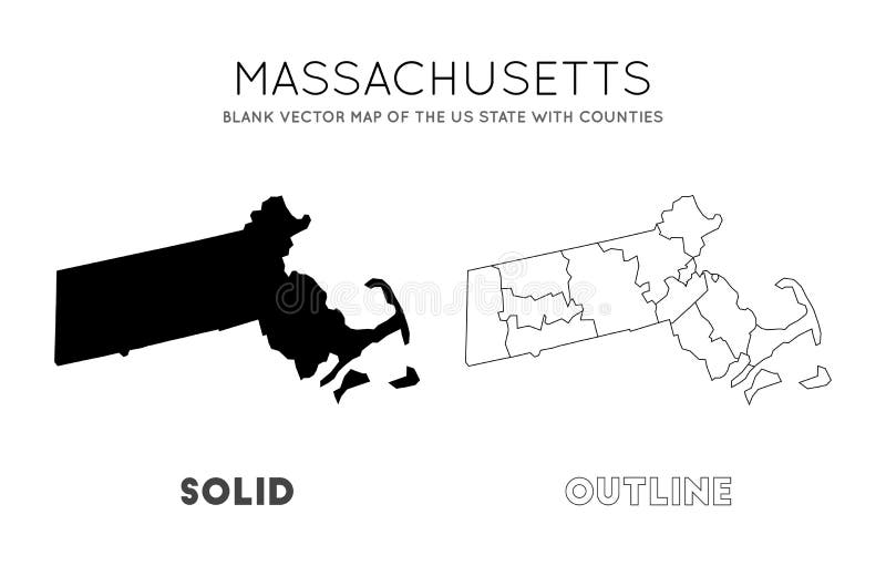 Massachusetts map.