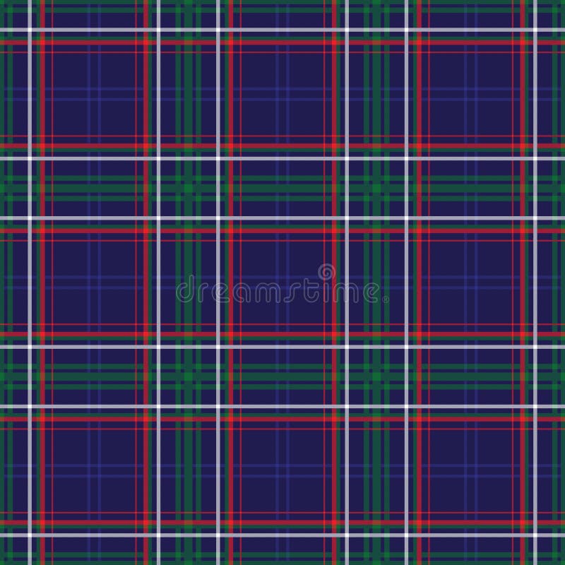 Massachusetts State Tartan. Seamless pattern for fabric, kilts