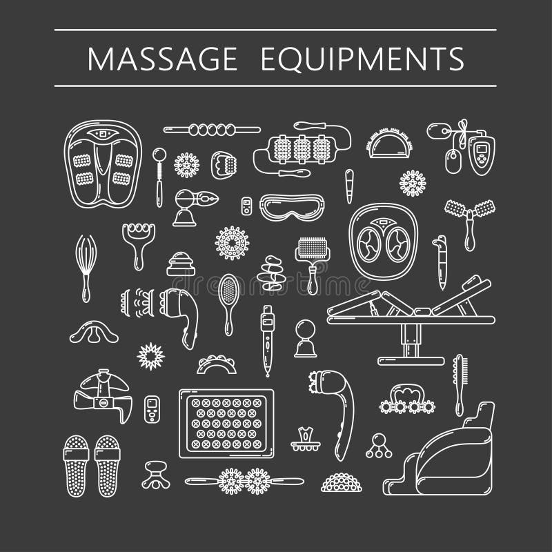 Massage Tool Series Stock Illustrations 46 Massage Tool Series Stock