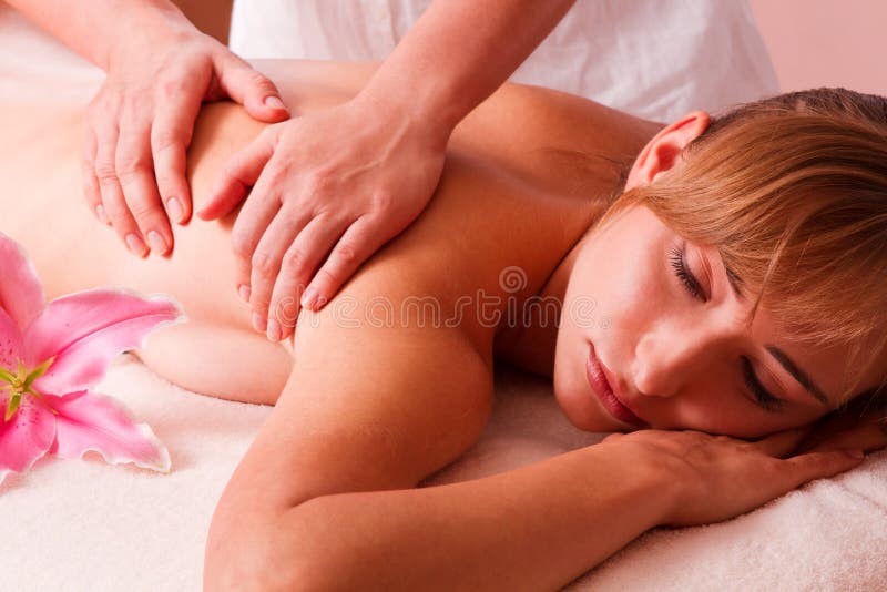 Massage body women relax in spa