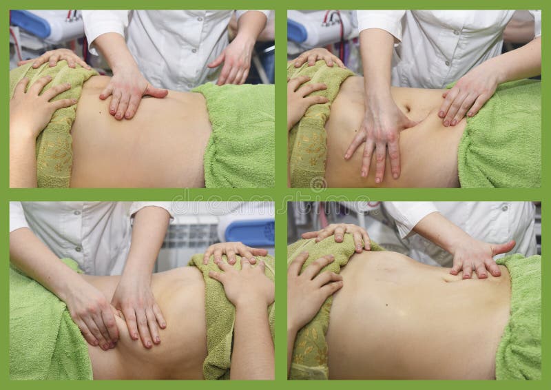 Massage de main de l'abdomen Soin de fuselage Sculpter non chirurgical de corps anti-cellulites et anti-grosse thérapie dans le s photos libres de droits Massage de main de l'abdomen Soin de fuselage Sculpter non chirurgical de corps anti-cellulites et anti-grosse thérapie dans le s photos libres de droits