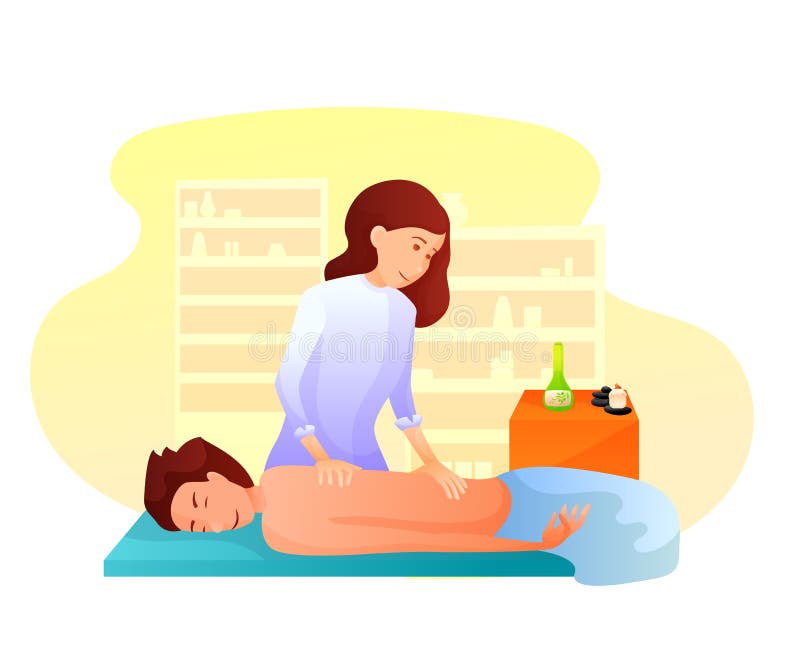 Madchen Schulmaedchen Cartoon Massage