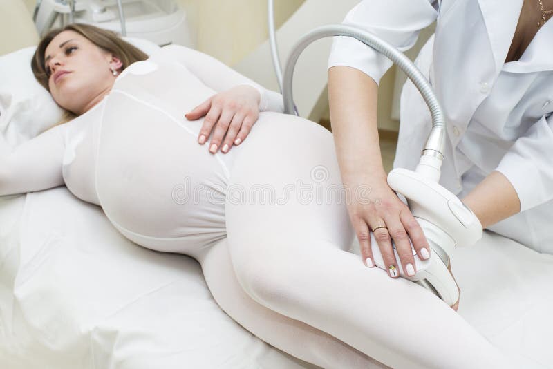 Massage pregnant woman stock photo. Image of belly, stomach 73648076