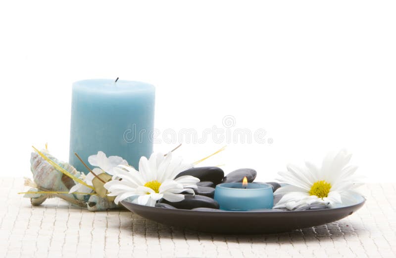 Massage Oil, Stones and Bamboo Stock Photo Image of hygiene, health