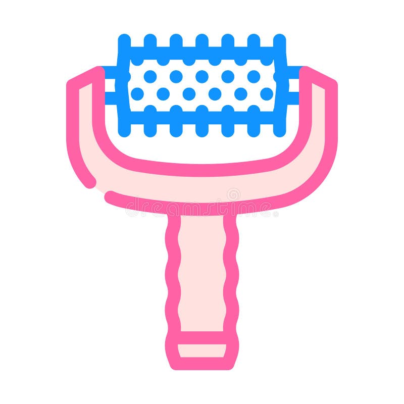 Massager tool color icon vector illustration flat royalty free illustration
