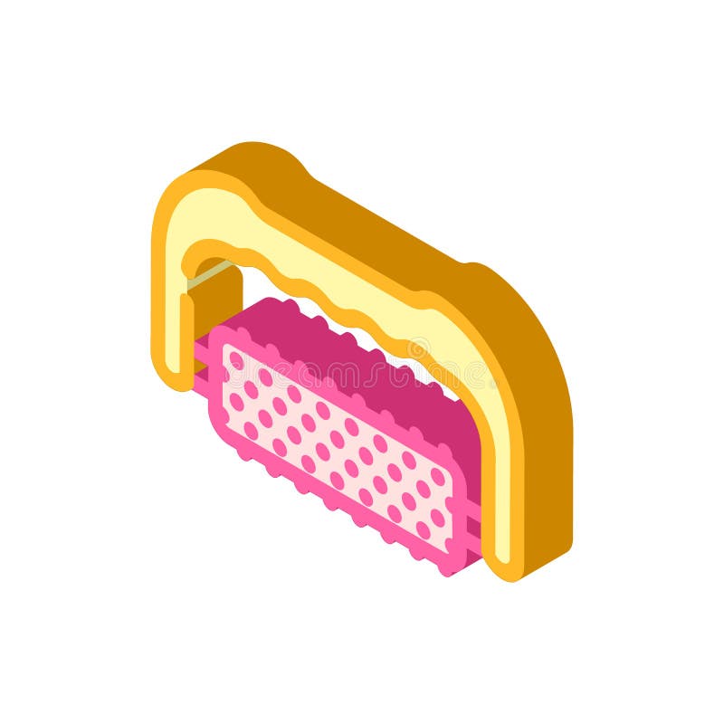 Massager tool isometric icon vector illustration royalty free illustration