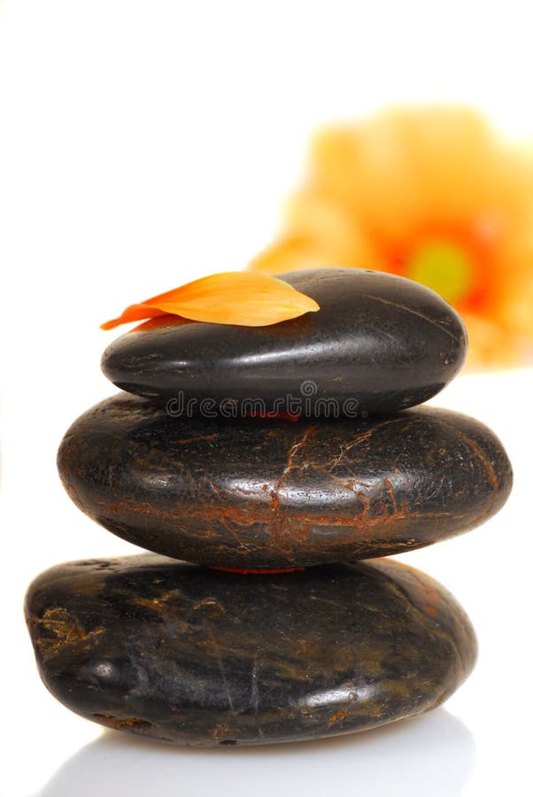 Massagesteine lizenzfreie stockfotos Massagesteine lizenzfreie stockfotos