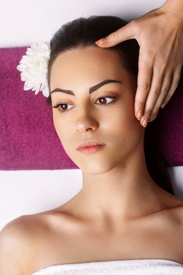 Masseur Doing Massage On Woman Body In The Spa Salon Beauty Treatment