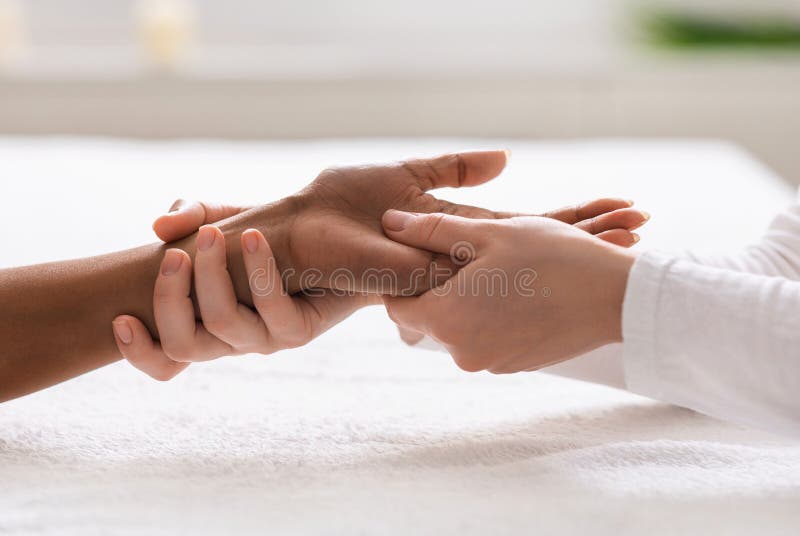 Masseuse Giving Professional Hand Massage At Spa Stock Image Image Of Relax Health 193833541