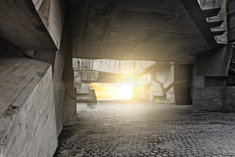 Massive concrete chunks stock photo Massive concrete chunks stock photo