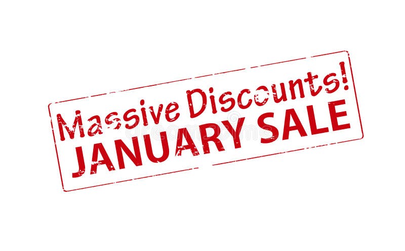 The january sales started and