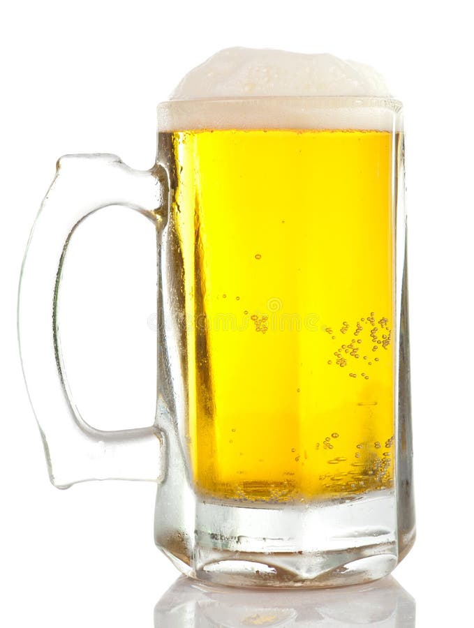 Massive Mug of Cold Golden Beer