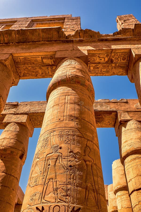 Pillars Karnak Temple Egypt Stock Photos Download 466 Royalty Free Photos