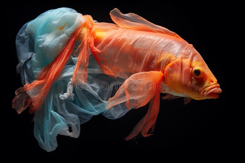 Massive plastic pollution crisis damaging ecosystems and threatening global well being stock illustration