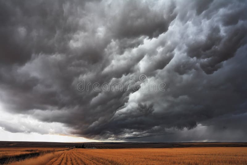 The massive storm cloud