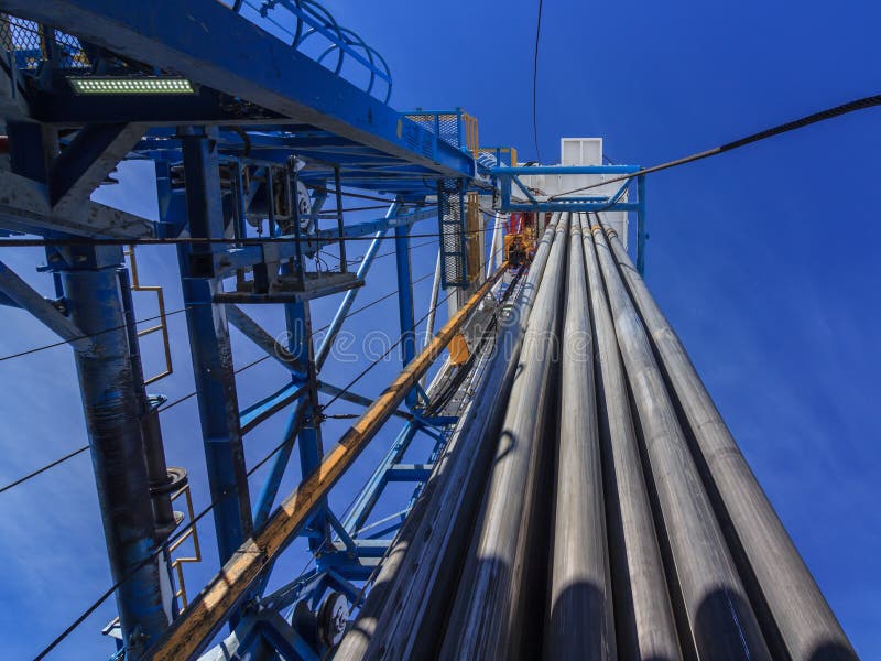 Mast drilling stock image. Image of drilling, iron, pipes 55152313